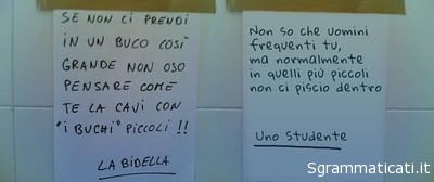 Sgrammaticati.it SE NON CI PRENDI UN BUCO COSI...... Foto Divertenti sgrammaticati  