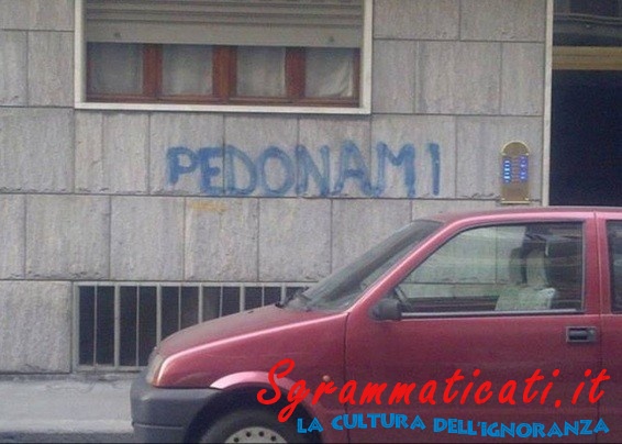 Sgrammaticati.it Pedonami T'amo  pedonami image 