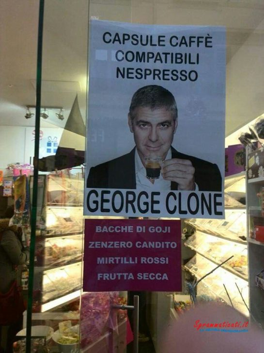 Sgrammaticati.it Capsule caffè George Clone Cartelli Divertenti  georgeclone cartelli divertenti 